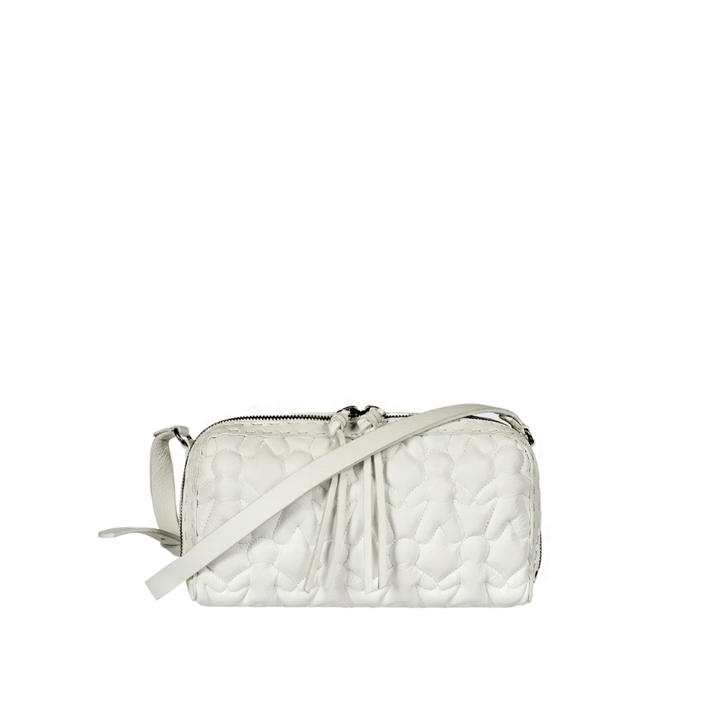 Henry Beguelin Box Trapunta Mini Bag in White Omino Padded Leather BD4438 HENRY BEGUELIN Designer fashion handbags shop online and in store High End fashion boutique Sydney Australia Riada Concept