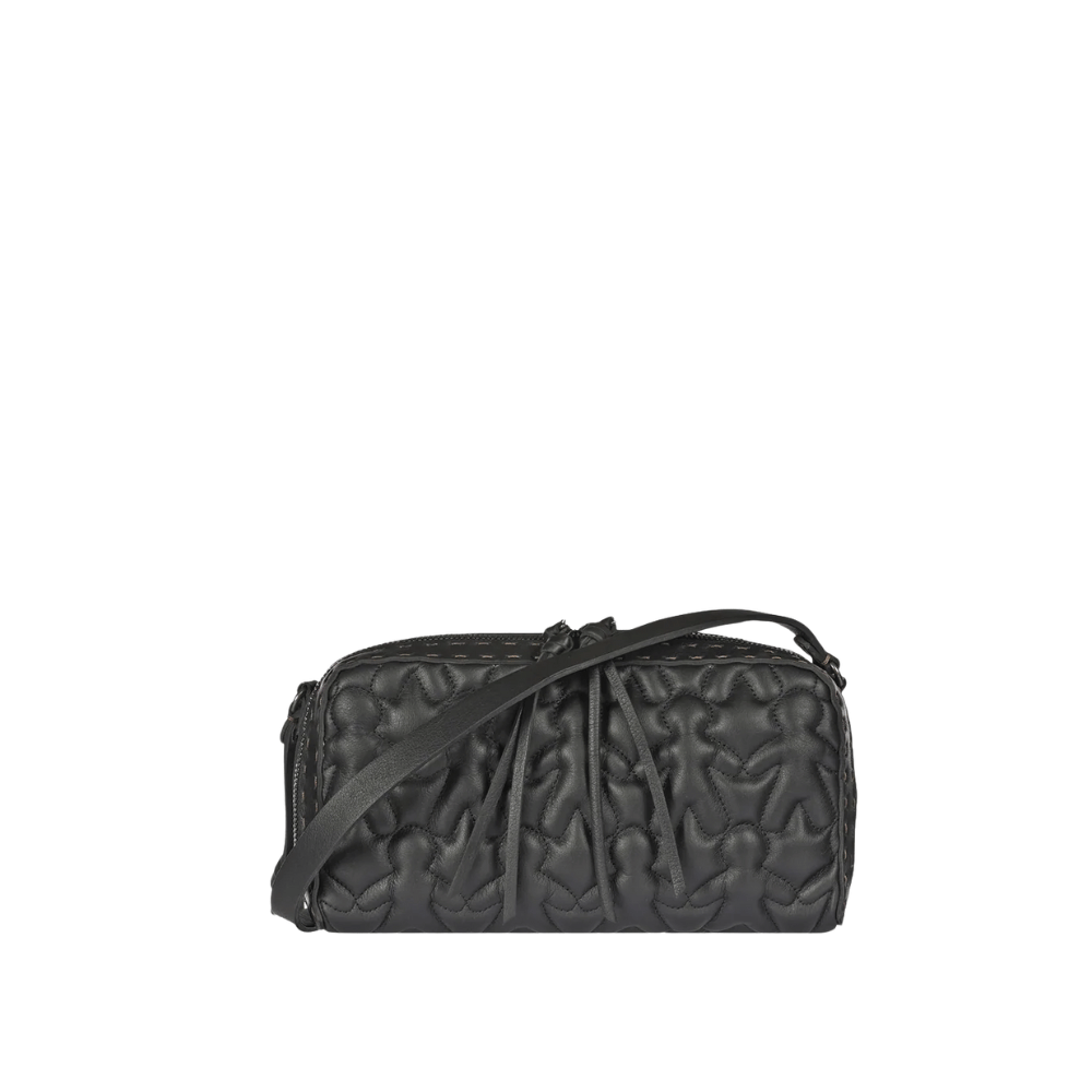 Henry Beguelin Box Trapunta Mini Bag in Black Omino Padded Leather BD4438 HENRY BEGUELIN Designer fashion handbags shop online and in store High End fashion boutique Sydney Australia Riada Concept