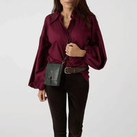 Henry Beguelin Toast Mini Crossbody Leather Bag in Menta Green BD6012 HENRY BEGUELIN Designer fashion handbags shop online and in store High End fashion boutique Sydney Australia Riada Concept