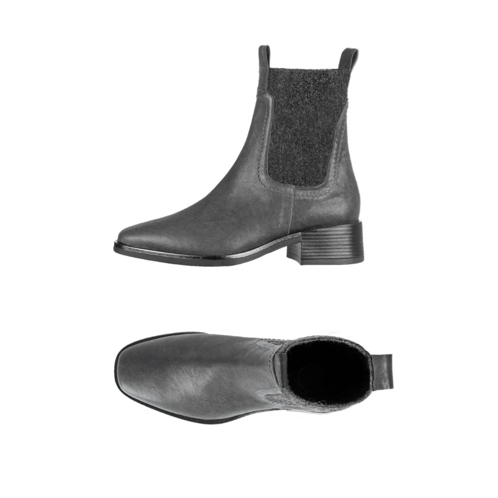 Henry Beguelin Ankle Bootie in Old Iron Nero HENRY BEGUELIN Designer fashion handbags shop online and in store High End fashion boutique Sydney Australia Riada Concept
