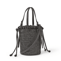 Henry Beguelin Secchiello Arricciato Intreccio Madreperla Bag in Black BD5928 HENRY BEGUELIN Designer fashion handbags shop online and in store High End fashion boutique Sydney Australia Riada Concept