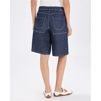 HIGH Everyday Couture Hitcher Denim Bermuda Shorts in Indigo - International designer fashion boutique Australia Riada Concept Woollahra