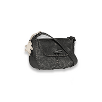 Henry Beguelin Ileana Small Patch Lux Vintage Crossbody Bag in Black HENRY BEGUELIN Designer fashion handbags shop online and in store High End fashion boutique Sydney Australia Riada Concept