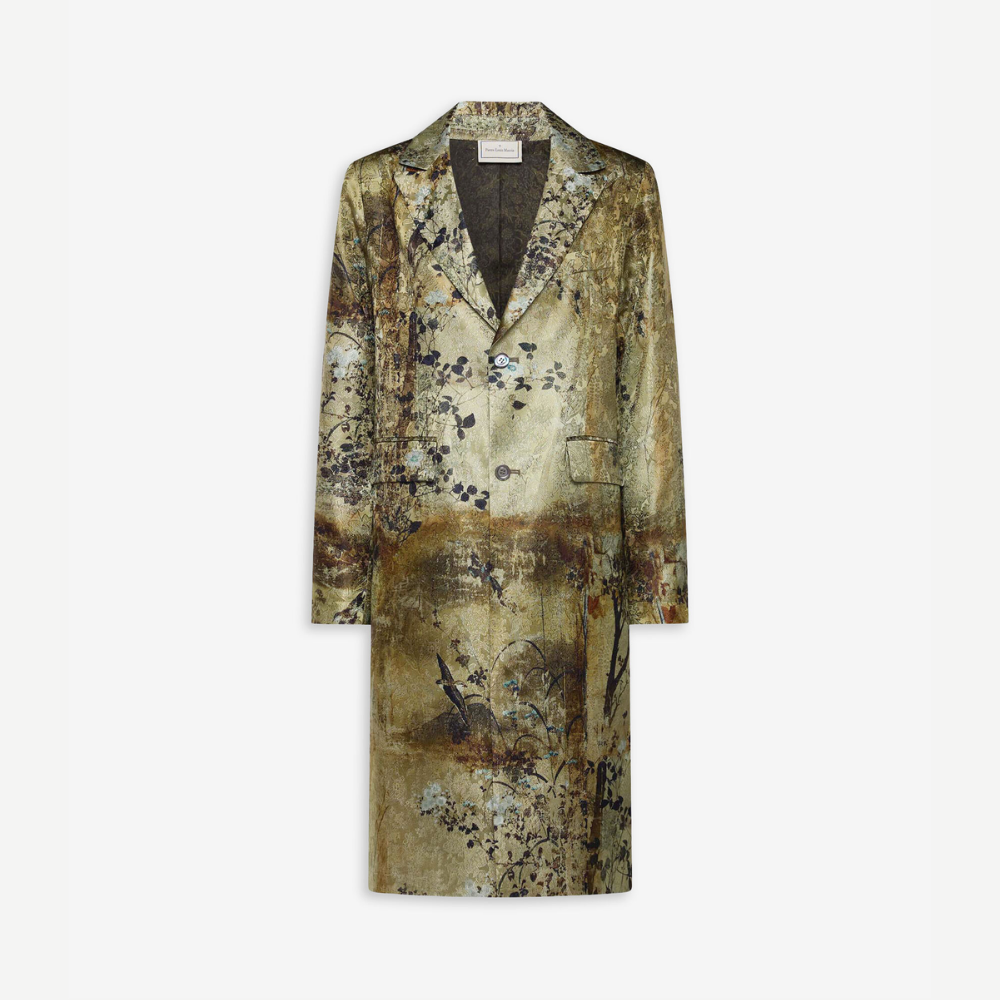 JP682DOX Macula di Siena Viscose Silk Coat