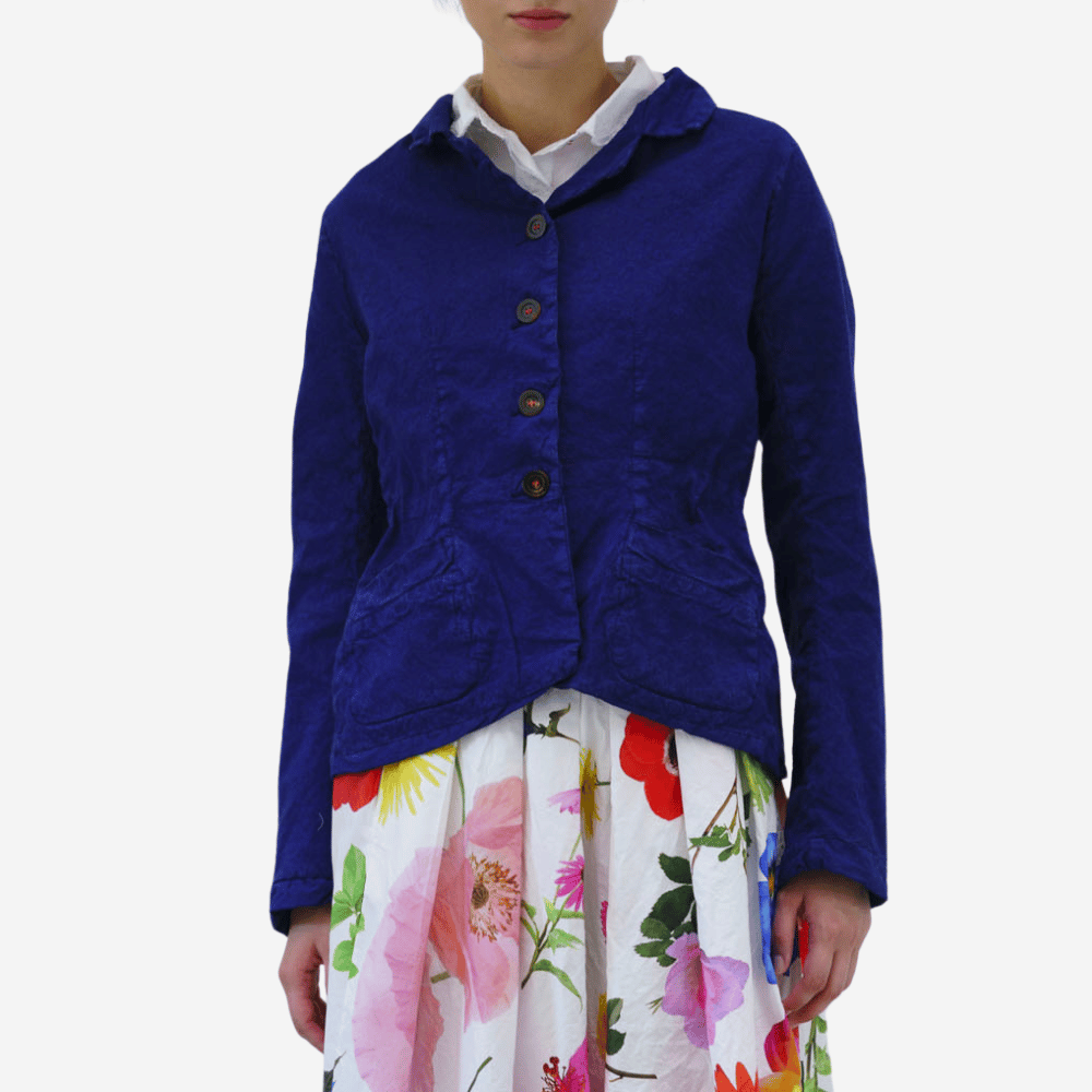 H+ Hannoh Wessel Jerry Jacket in Blue – International designer fashion boutique Australia Riada Concept Woollahra