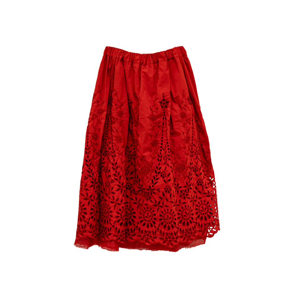 Jacopa skirt in vermillion