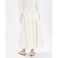 HIGH Everyday Couture Juxtapose Printed Midi Skirt in Ivory - International designer fashion boutique Australia Riada Concept Woollahra