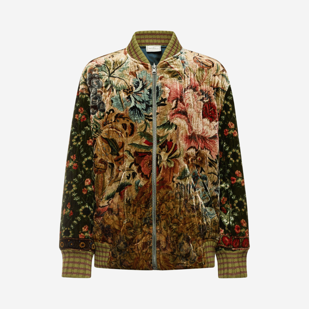 Pierre-Louis Mascia Kanadag Viscose Silk Bomber Jacket in Multicolour Floral Tapestry Print Shop PIERRE LOUIS MASCIA designer fashion online or in-store at Riada Concept, Sydney’s high-end fashion boutique in Australia.