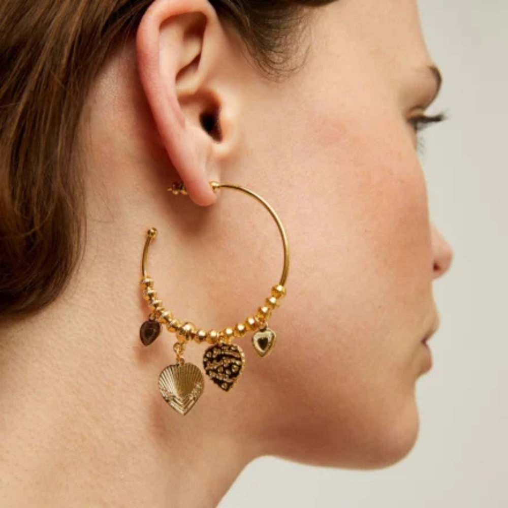 Creole Love Mini Earring in Gold