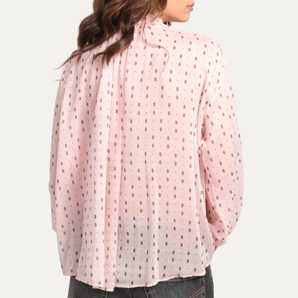 Forte Forte Le Club Print Bohemian Shirt Cherry Blossom – International designer fashion boutique Australia Riada Concept Woollahra