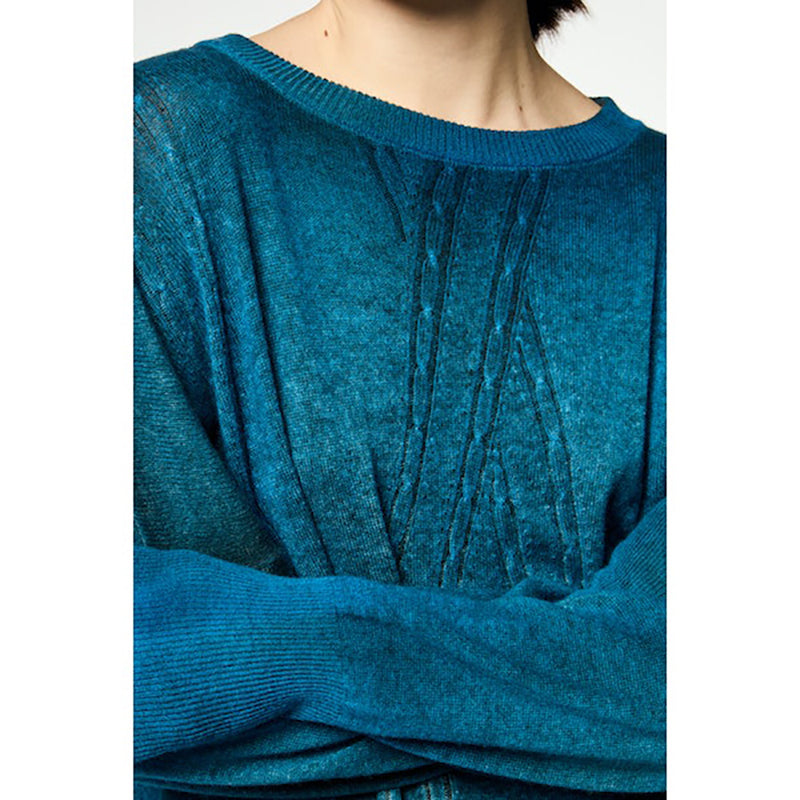 Light Cashmere Pullover in Turchese