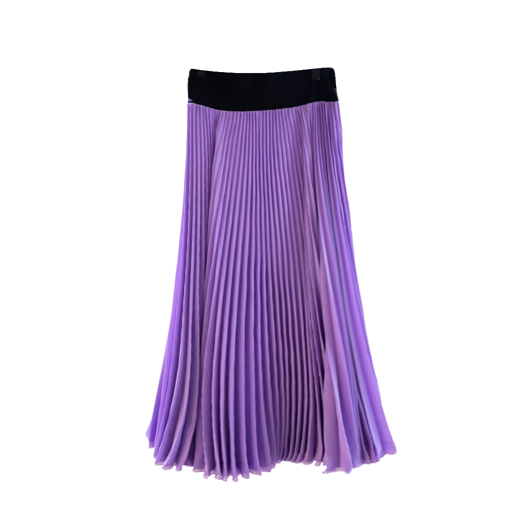 Double Chiffon skirt in purple