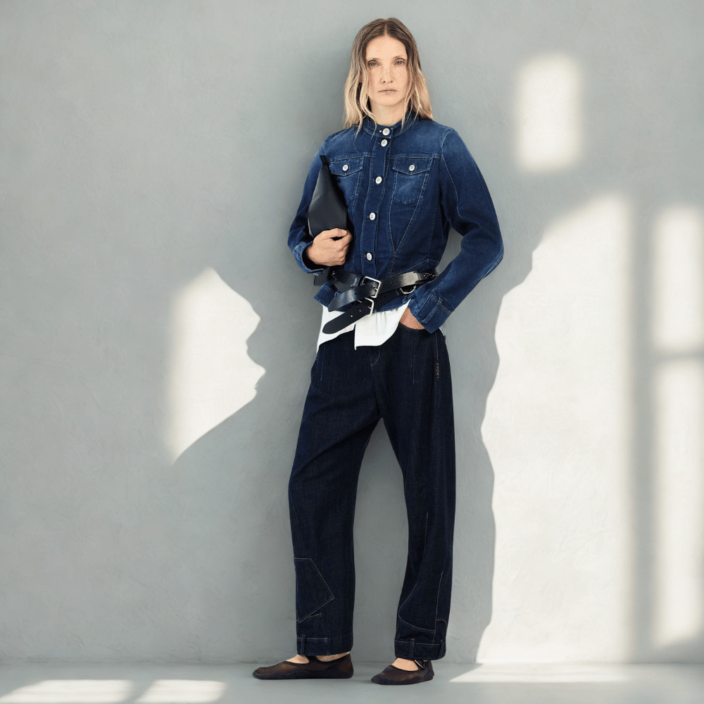 HIGH Everyday Couture Lola Boyfriend Jeans in Dark Wash - International designer fashion boutique Australia Riada Concept Woollahra