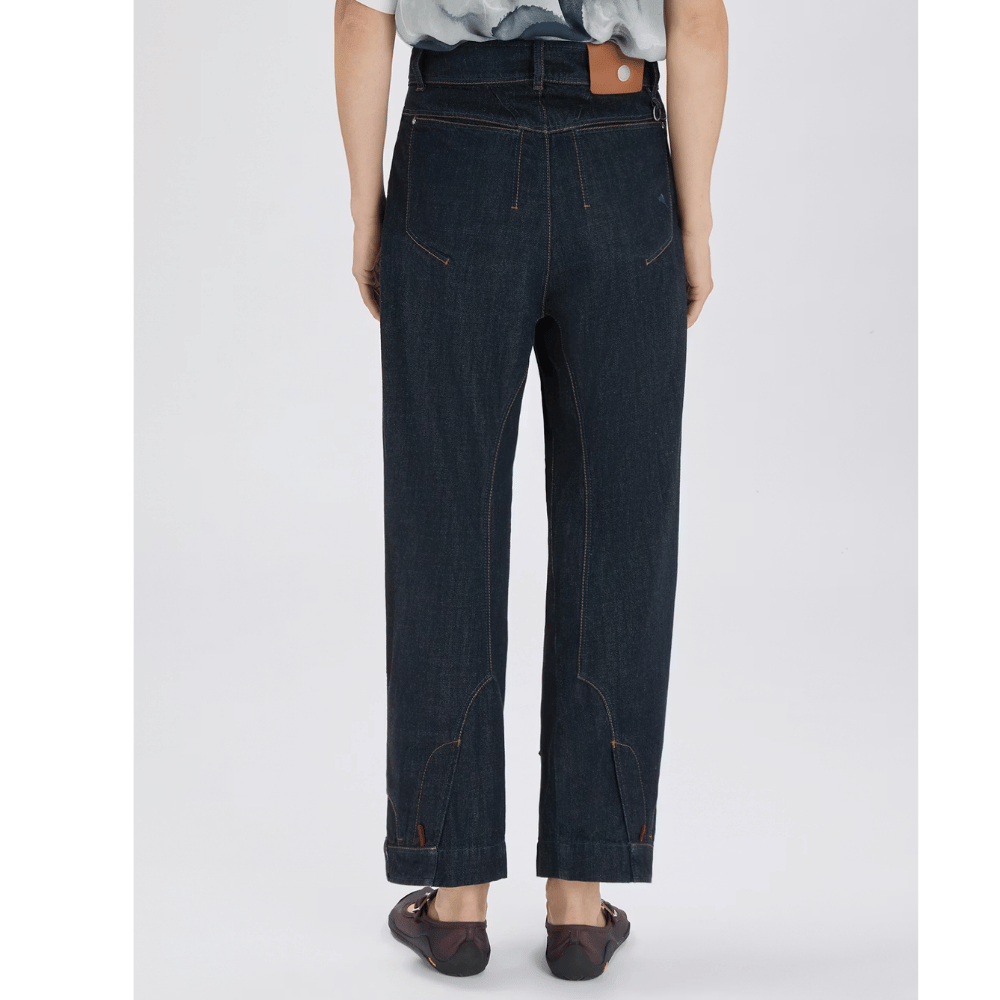 HIGH Everyday Couture Lola Boyfriend Jeans in Dark Wash - International designer fashion boutique Australia Riada Concept Woollahra