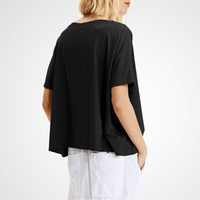 Transit Par Such Lyocell Tee in Black Transit Par Such at Riada Concept Designer fashion shop online and in store High End fashion boutique Sydney Australia Riada Concept