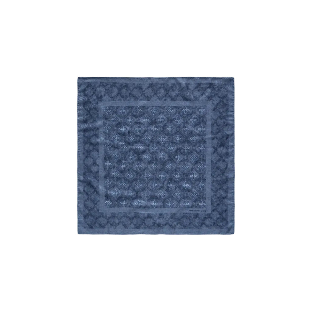 BANDANA Cashmere Silk Bandana 70 x 70 cm in River by Massimo Alba, scarf at Riada Concept, Woollahra Sydney