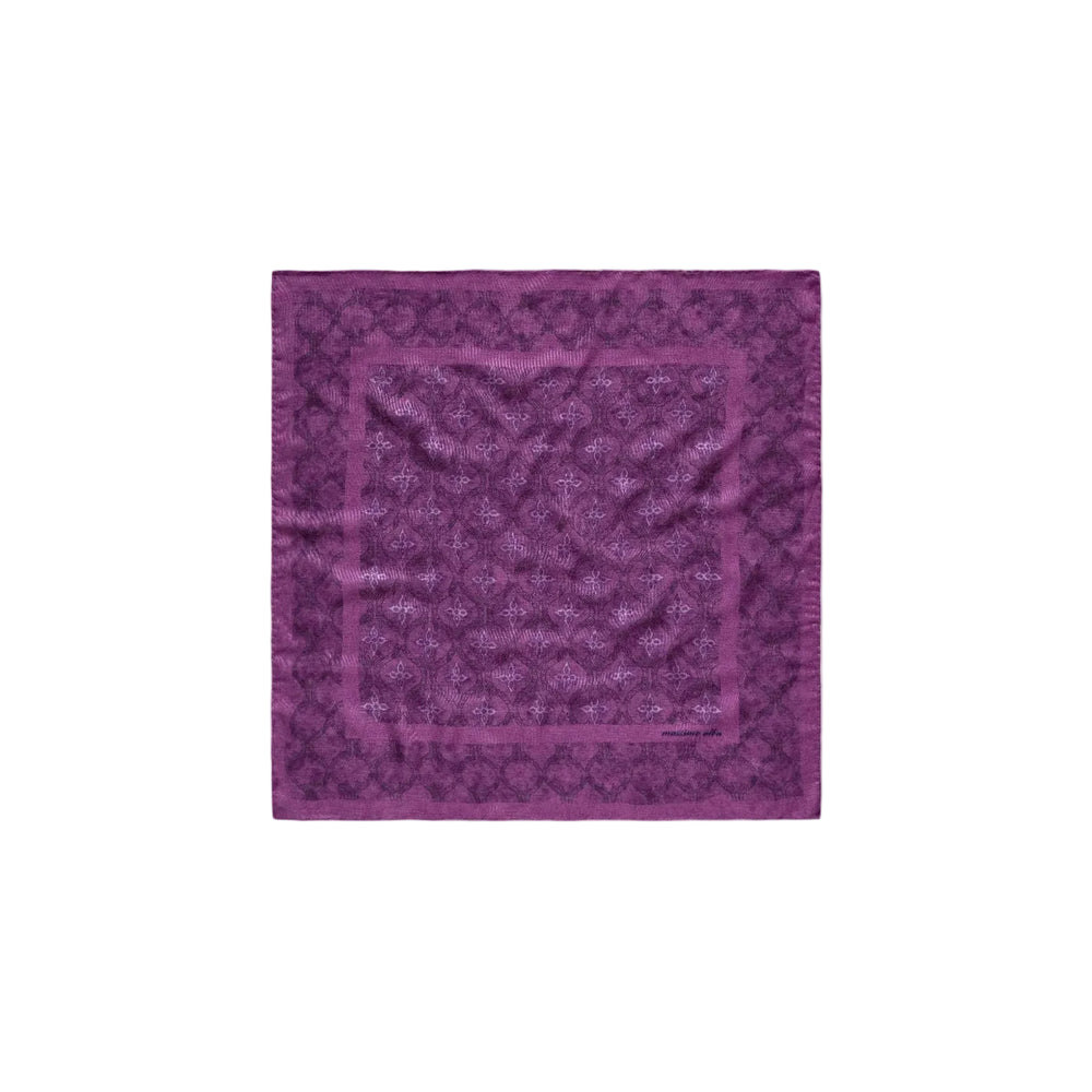 BANDANA Cashmere Silk Bandana 70 x 70 cm in Fuchsia by Massimo Alba, scarf at Riada Concept, Woollahra Sydney