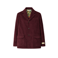 Massimo Alba Adelaide Cotton Velvet Jacket in Black Bean – International designer fashion boutique Australia Riada Concept Woollahra”