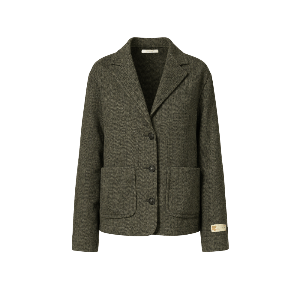 Massimo Alba Tebe Single-Breasted Virgin Wool Jacket in Oil – International designer fashion boutique Australia Riada Concept Woollahra”