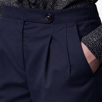 Massimo Alba Boga Cotton Gabardine Trousers in Navy Blue - International designer fashion boutique Australia Riada Concept Woollahra