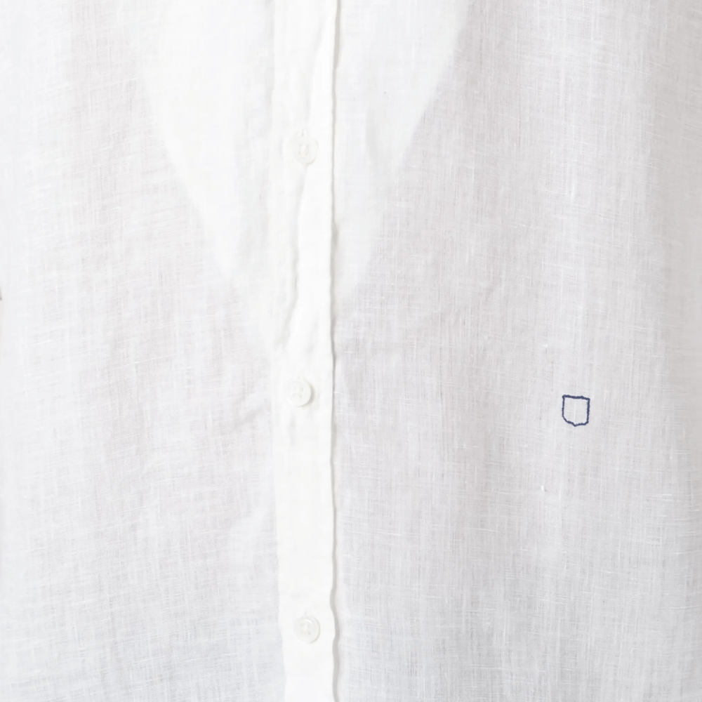 Massimo Alba Menswear Long Sleeve Canary Linen Shirt in White MASSIMO ALBA ITALIAN MENSWEAR shop at Riada Concept Luxury International Designer Boutique in store and online Sydney