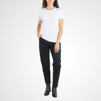 Massimo Alba Woman Liscaw Cotton Crew-Neck T-Shirt in Rainbow MASSIMO ALBA WOMENS Designer fashion shop online and in store High End fashion boutique Sydney Australia Riada Concept