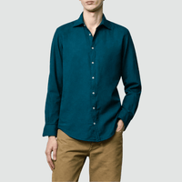 Massimo Alba Genova Cotton Shirt in Atmosfera MASSIMO ALBA ITALIAN MENSWEAR shop at Riada Concept Luxury International Designer Boutique in store and online Sydney