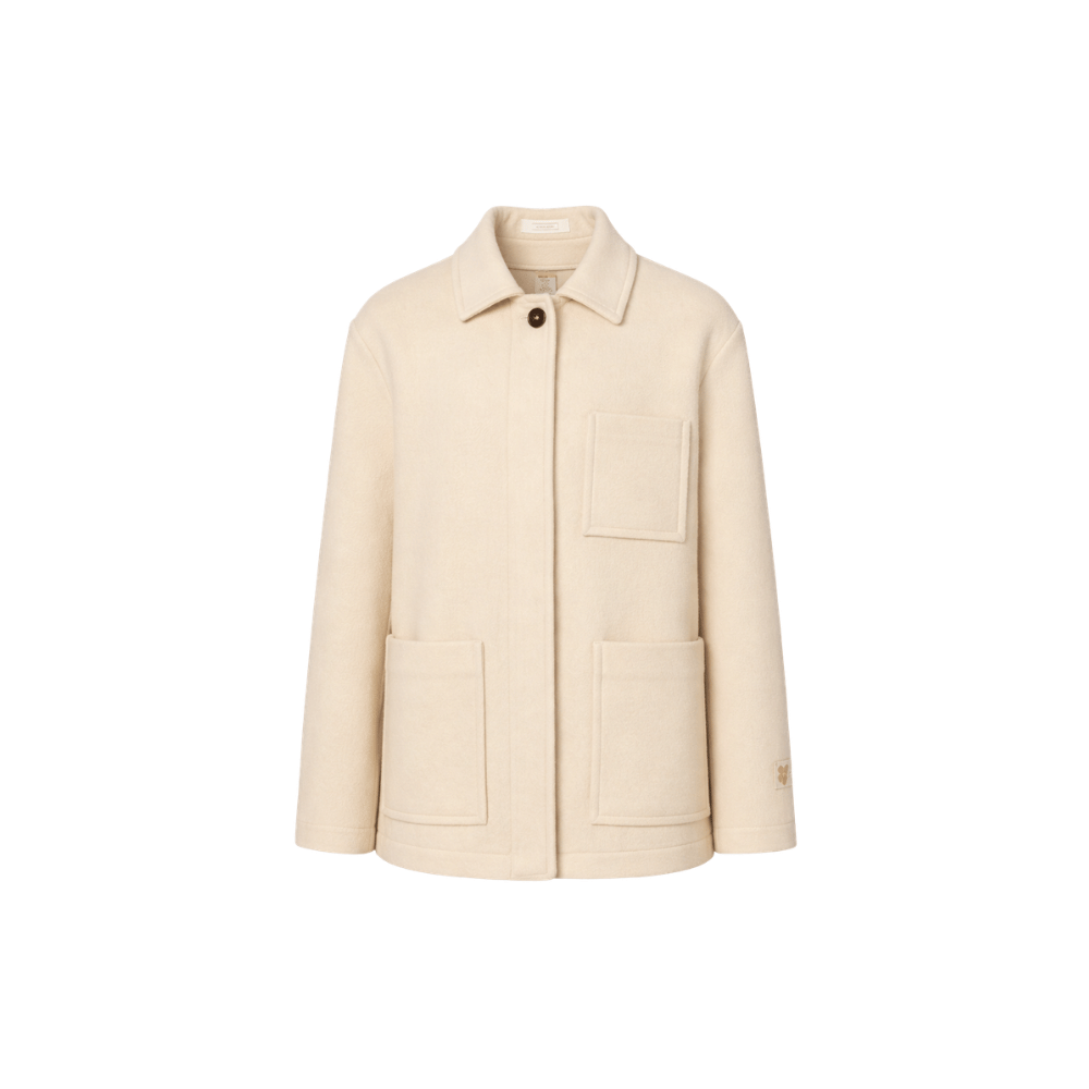 Massimo Alba Rouen Virgin Wool and Cashmere Jacket in Milk – International designer fashion boutique Australia Riada Concept Woollahra