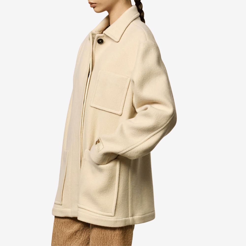 Massimo Alba Rouen Virgin Wool and Cashmere Jacket in Milk – International designer fashion boutique Australia Riada Concept Woollahra