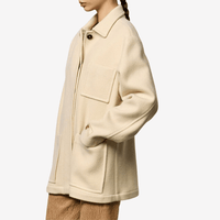 Massimo Alba Rouen Virgin Wool and Cashmere Jacket in Milk – International designer fashion boutique Australia Riada Concept Woollahra