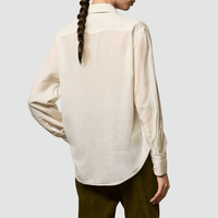 Massimo Alba Selma Cotton Cashmere Shirt in Milk – International designer fashion boutique Australia Riada Concept Woollahra