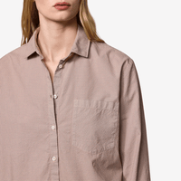 Massimo Alba Uma Micro Check Cotton Shirt in Boreal Pink - International designer fashion boutique Australia Riada Concept Woollahra