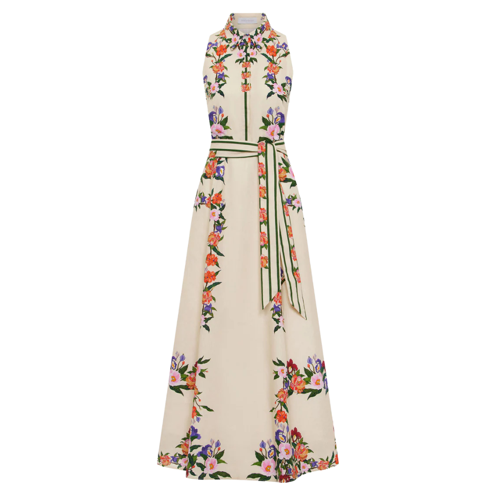 Paloma Dress in Tree of Life Cream PMent