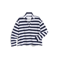 Frank & Eileen Patrick Popover Henley in Nautical Stripe – International designer fashion boutique Australia Riada Concept Woollahra