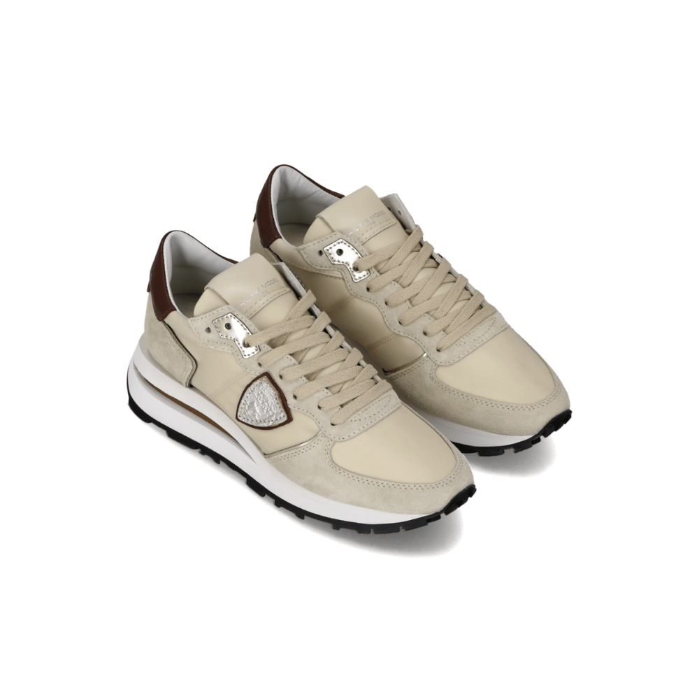 Philippe Model Paris Low Top Tropez Haute Running Women’s Sneakers in Sable PHILIPPE MODEL PARIS DESIGNER SNEAKERS FROM PARIS IN SYDNEY FASHION SHOP ONLINE AND IN STORE AT RIADA CONCEPT SYDNEY AUSTRALIA