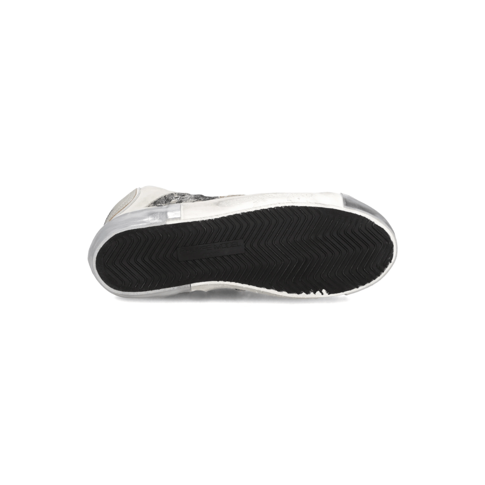 Philippe Model Paris Prsx Tennis Women’s Hi-Top Sneakers in White Platinum PHILIPPE MODEL PARIS DESIGNER SNEAKERS FROM PARIS IN SYDNEY FASHION SHOP ONLINE AND IN STORE AT RIADA CONCEPT SYDNEY AUSTRALIA