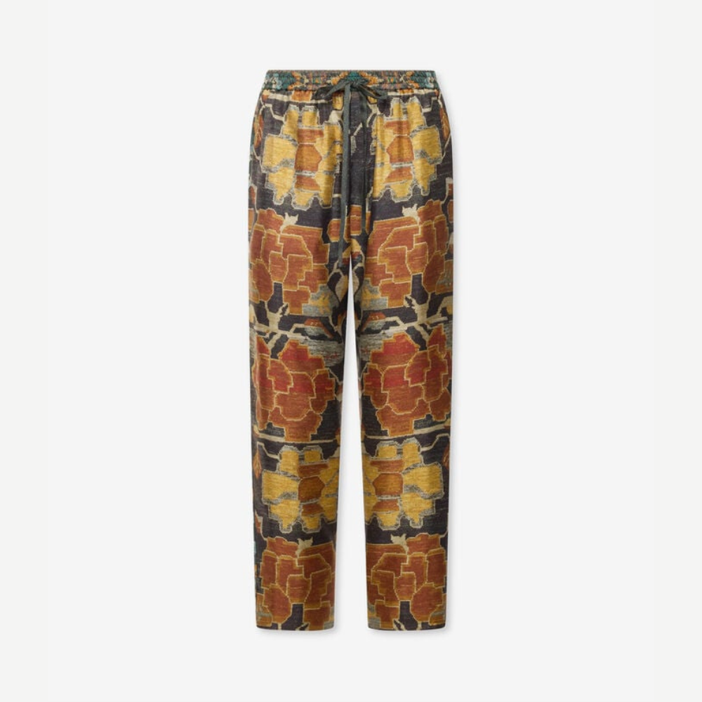 ALOE Atlante d'Oriente Silk Trousers