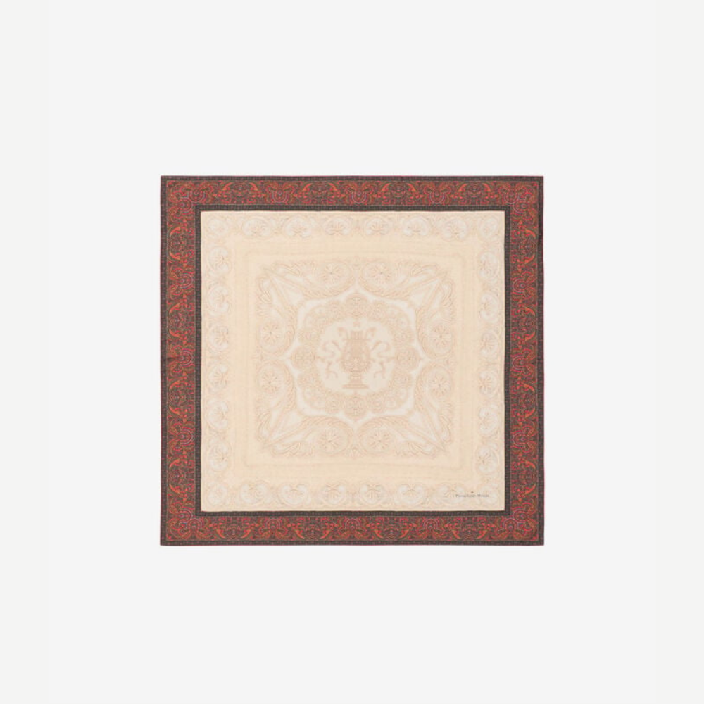 ALOEUW Mosaico Errante Silk Bandana Scarf 67 x 67 cm