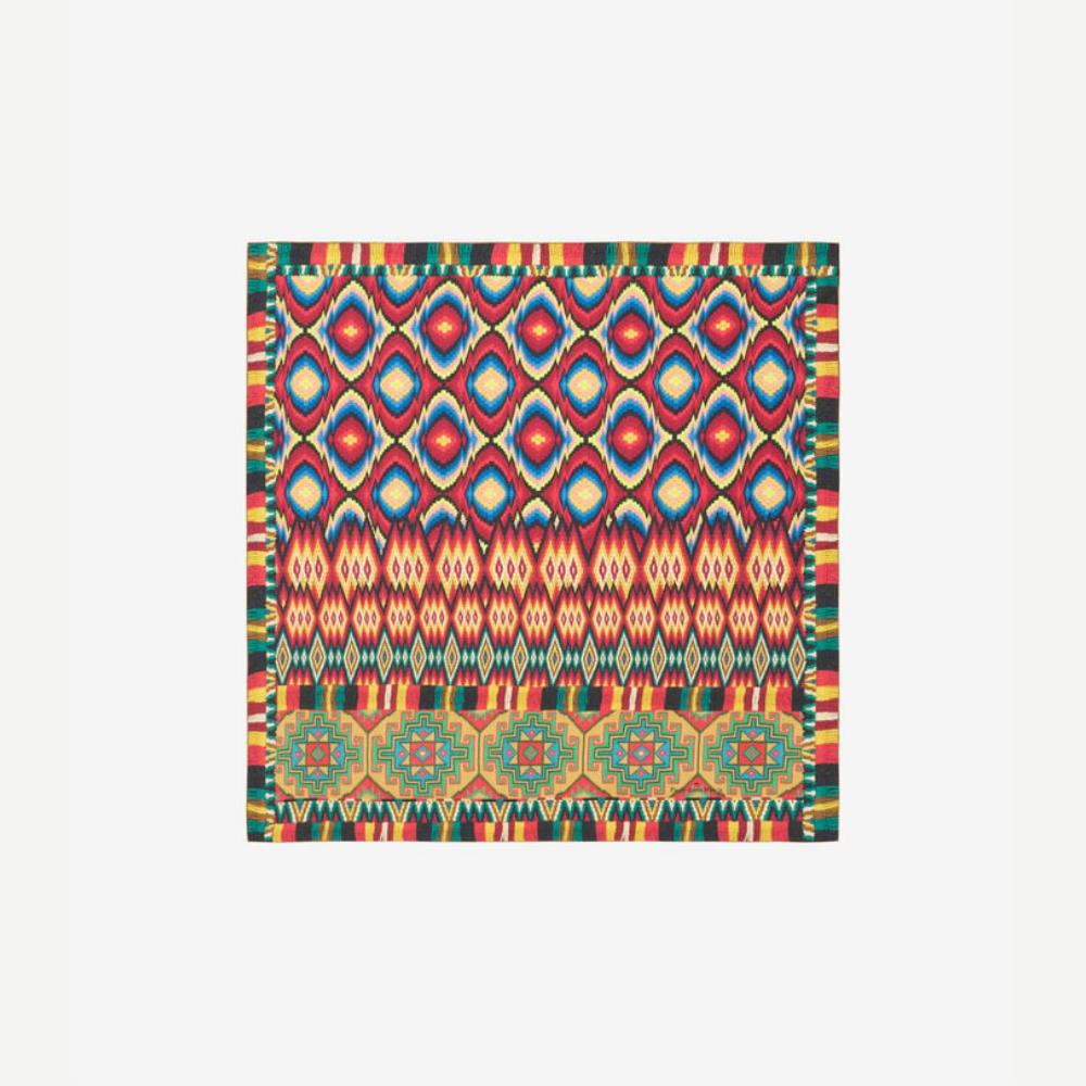 ALOEUW Trama di Ossidiana Silk Bandana Scarf 67 x 67 cm