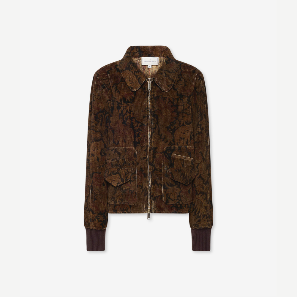 GRIDOX Labirinto di Malva Cotton Jacket