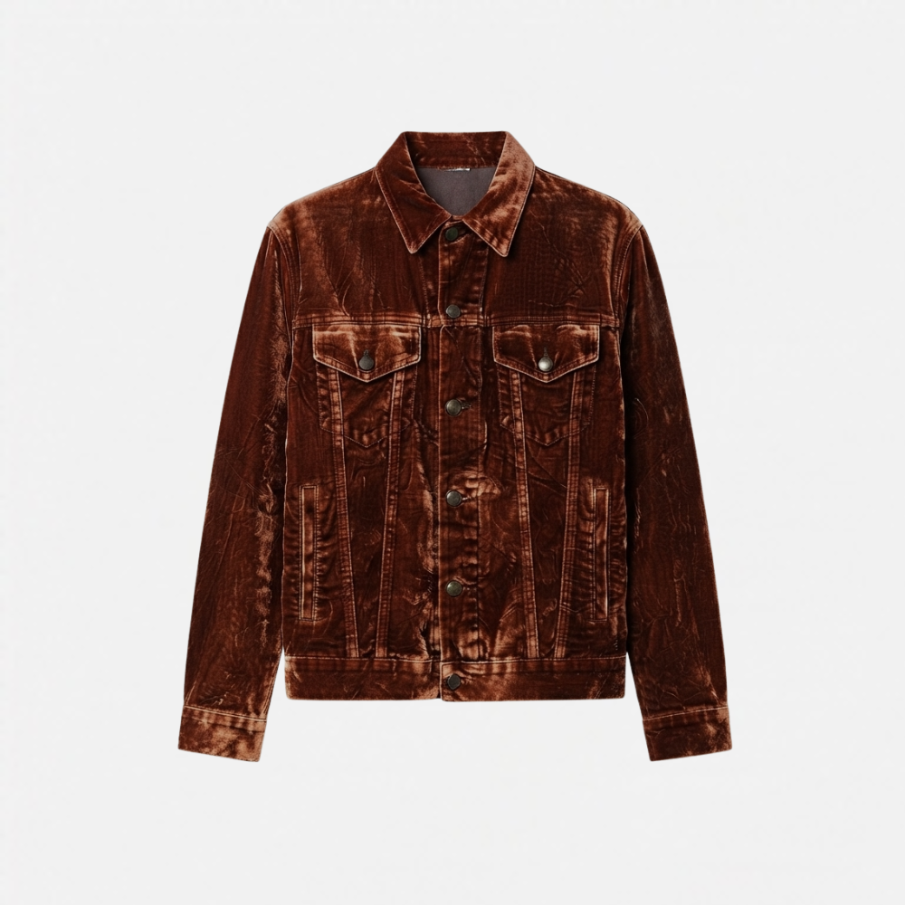 Pierre-Louis Mascia KANDOX Intarsio Nomade Viscose Silk Jacket