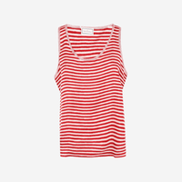 Pierre Louis Mascia ALOE Striped Tank Top in Red – International designer fashion boutique Australia Riada Concept Woollahra