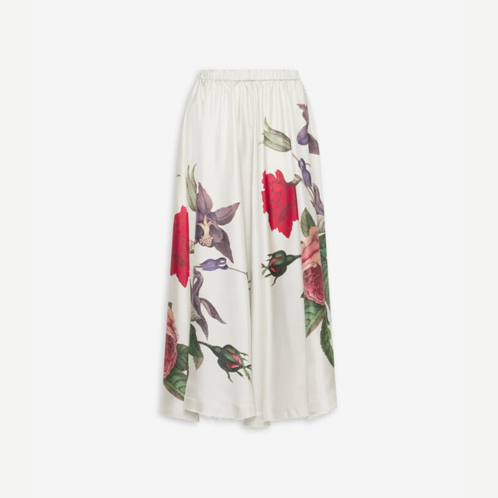 ALOE Rugiada Botanica Silk A-Line Skirt