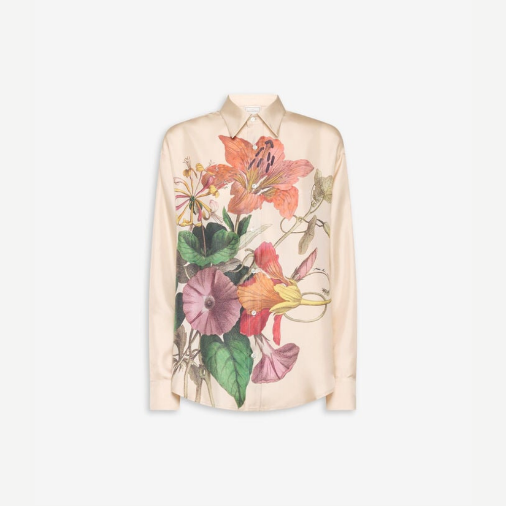 ALOE Serra di Seta Silk Long Sleeve Shirt