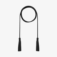 Riada Concept Pierre-Louis Mascia tassel belt in a deep near-black: a slender nappa lambskin cord that ties at the waist, finished with two leather tassels. Made in Italy