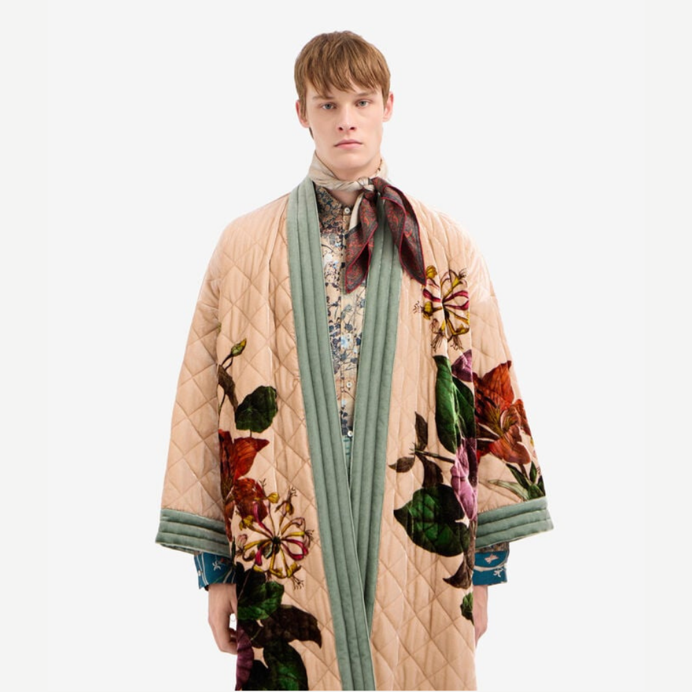 Pierre-Louis Mascia ALOEUW Mosaico Errante Silk Bandana Scarf