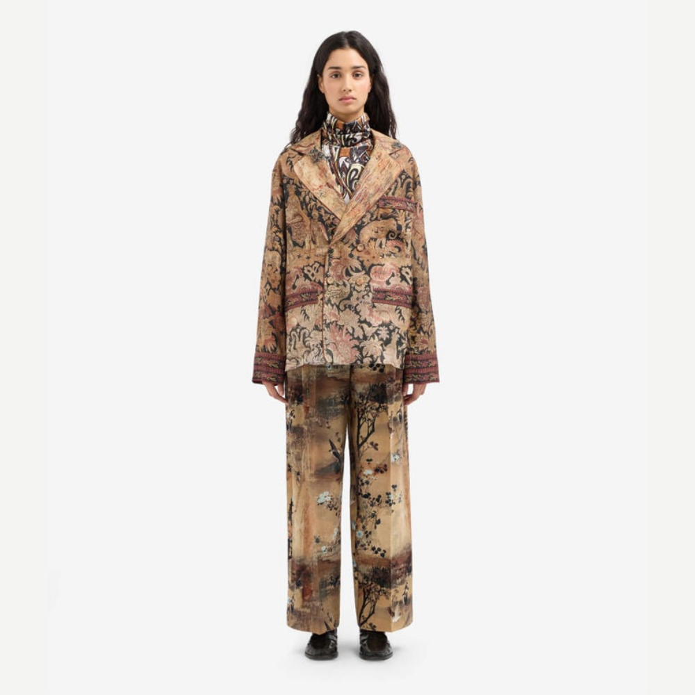 Pierre-Louis Mascia CIALDA Filo di Cipria Silk Jacket