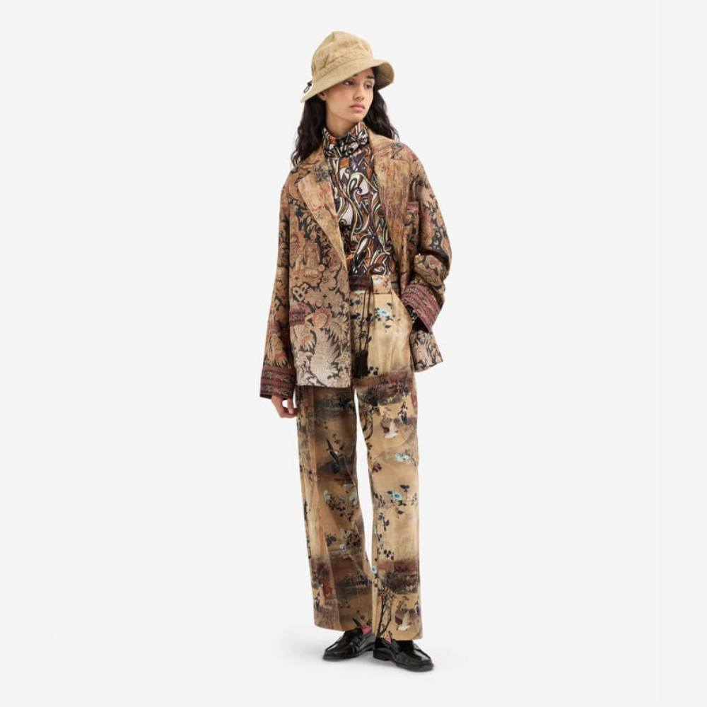 Pierre-Louis Mascia CIALDA Filo di Cipria Silk Jacket