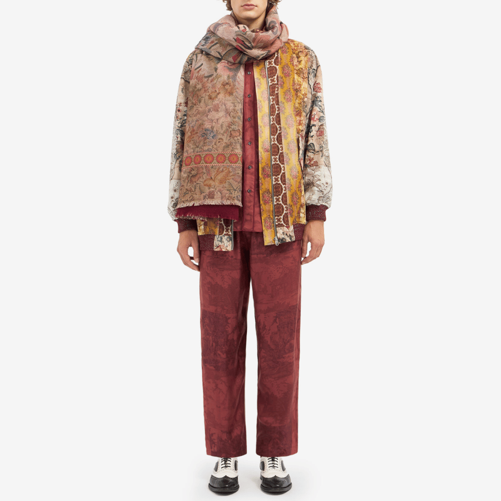 Pierre-Louis Mascia Dydox Virgin Wool Bomber Jacket in Multicolour Baroque Floral Print PIERRE LOUIS MASCIA designer fashion online or in-store at Riada Concept, Sydney’s high-end fashion boutique in Australia.