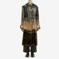 Pierre-Louis Mascia Kanpur Viscose Silk Long Jacket in Bronze Landscape Gradient Print Shop PIERRE LOUIS MASCIA designer fashion online or in-store at Riada Concept, Sydney’s high-end fashion boutique in Australia.